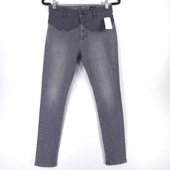 NWT AG ADRIANO GOLDSCHMIED CHEVRON‎ FARRAH High Rise Skinny Ankle Jeans Size 26 - Picture 2 of 14